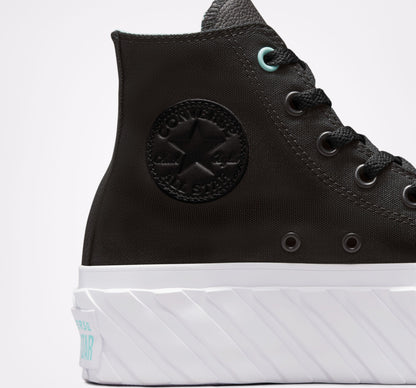 Converse Chuck Taylor All Star 2X Platform 571675C nero-acqua elettrico-bianco Donna