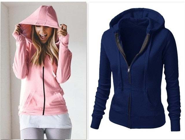 Felpa Giacca con cappuccio per donna