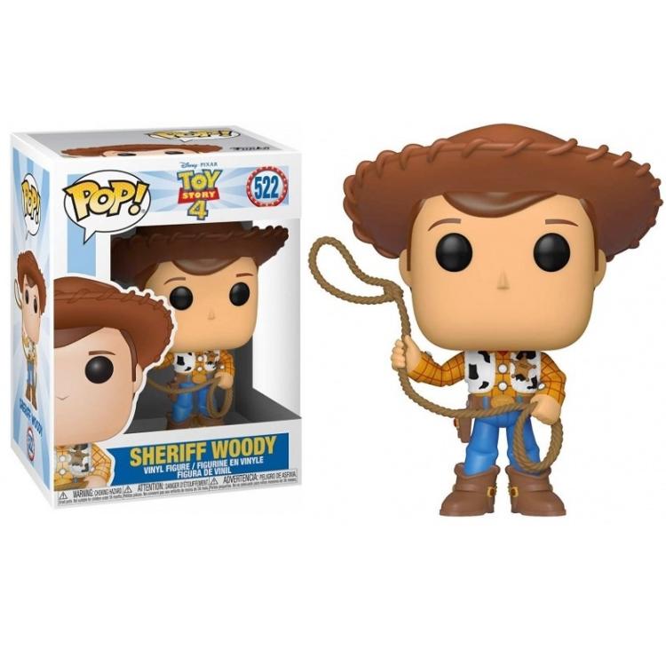 Funko Pop ! Disney Toy Story 4 - (522) Sheriff Woody Figure Vinyl Pixar