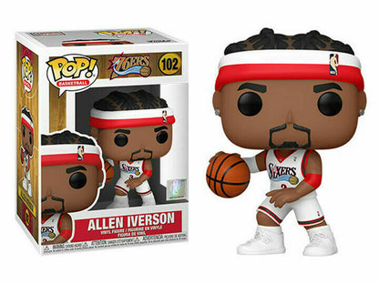 Funko Pop NBA Legends 102 Allen Iverson Sixers Home Vinyl Actionfigur Statue