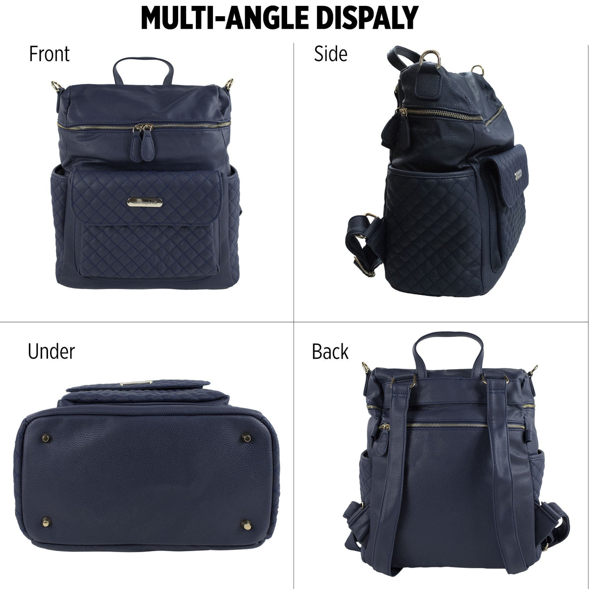 Nazareno Gabrielli Faux Leather Changing Bag Set for Newborn 5805