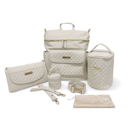 Nazareno Gabrielli Faux Leather Changing Bag Set for Newborn 5805