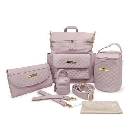 Nazareno Gabrielli Faux Leather Changing Bag Set for Newborn 5805