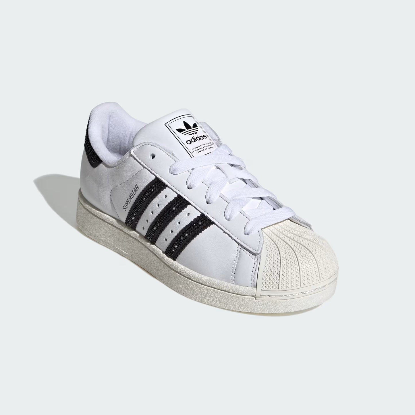 Adidas Originals Superstar II Sneakers Donna Bianche Punta Conchiglia Pelle - HQ2285