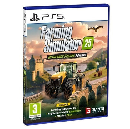 Farming Simulator 25 - Highlands Fishing Edition Ps5 Gioco Italiano EU Nuovo