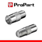 Adattatore antenna TV 75 Ω Presa F - Presa TV 9.5mm metallic