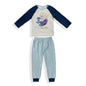Pigiama Disney Frozen invernale Elsa maniche lunghe bambina in pile bimba 5950