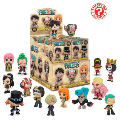 Funko Pop Mystery Mini: One Piece Anime Luffy Vinyl Miniatur-Actionfigur (Zufällig)