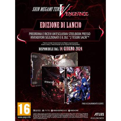 Shin Megami Tensei V Vengeance Launch Edition Steelbook Nintendo Switch DE