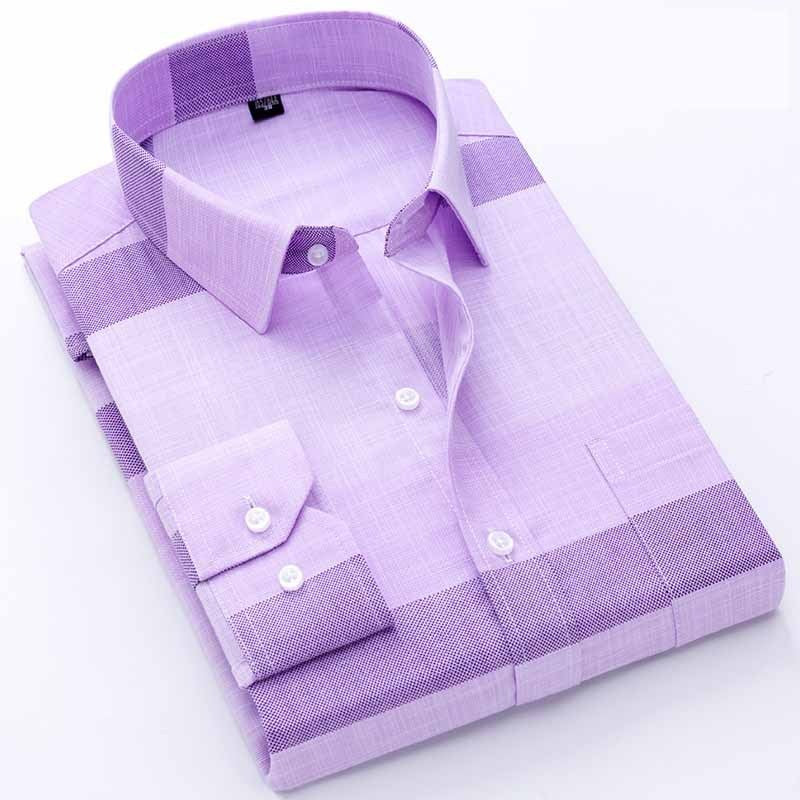 Camicia Casual da Uomo a Maniche Lunghe in Cotone – Comfort e Stile per Ogni Occasione