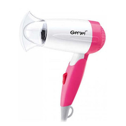 Gemei Mini Phon Asciugacapelli 1000W Pieghevole Portatile Fono Da Viaggio Sport