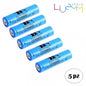 5X RECHARGEABLE LITHIUM BATTERY 3.7V FOR LED FLASHLIGHTS CAMERA etc 5200mA