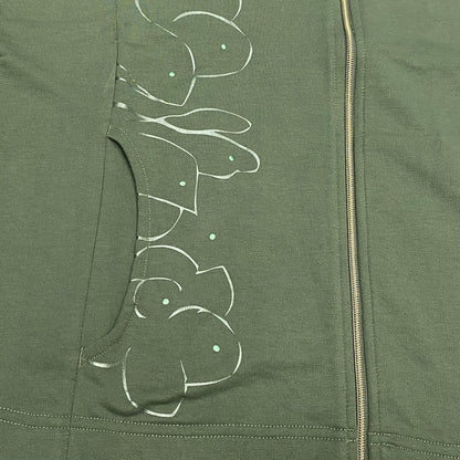 Lotto tuta sportiva da donna in cotone Lynda 222293 D7Q verde-grigio