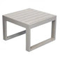 Cuba 45 x 45 square coffee table with painted aluminum frame