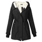 Winter Coat with Hood Thick Warm Cotton Women's Jacket Vintage Fashion Long Padded Coat Street Outwear