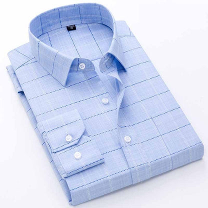 Camicia Casual da Uomo a Maniche Lunghe in Cotone – Comfort e Stile per Ogni Occasione