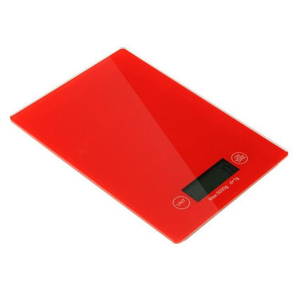 DIGITALE KÜCHENWAAGE ELEKTRONISCH PRÄZISION 1G 5KG LEBENSMITTEL GLASPLATTE
