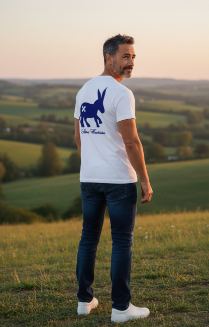 T-shirt Classic Logo Uomo White/Navy