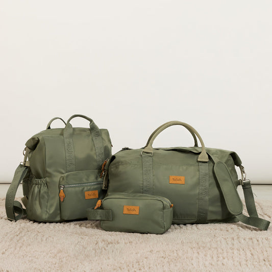 Zaino mamma verde in nylon