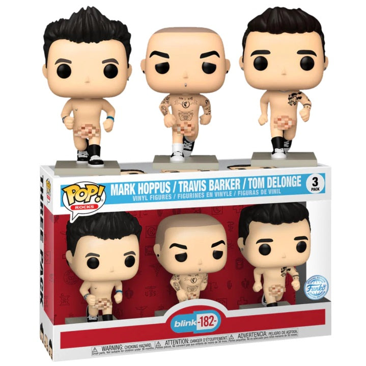 Funko Pop! Rocks Blink 182 - Mark Hoppus Travis Barker Tom Delonge (3) Special