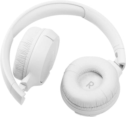 Jbl Cuffie Bluetooth Tune 510Bt On-Ear Pieghevole + Microfono White Ricaricabile