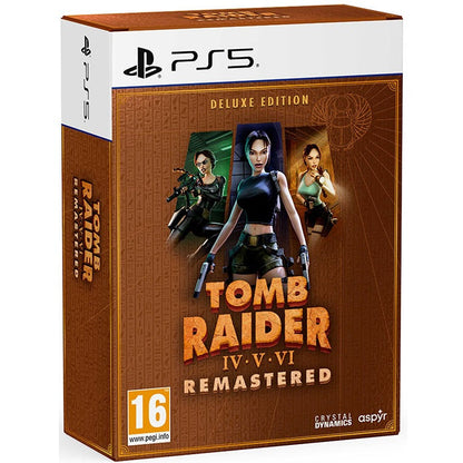 Tomb Raider IV-V-VI Remastered Lara Croft - Deluxe Edition PS5 ITA Neu