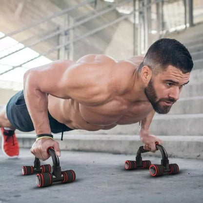 Liegestützgriffe Push Up Ständer Stange Brust Schulter Training Fitnessstudio