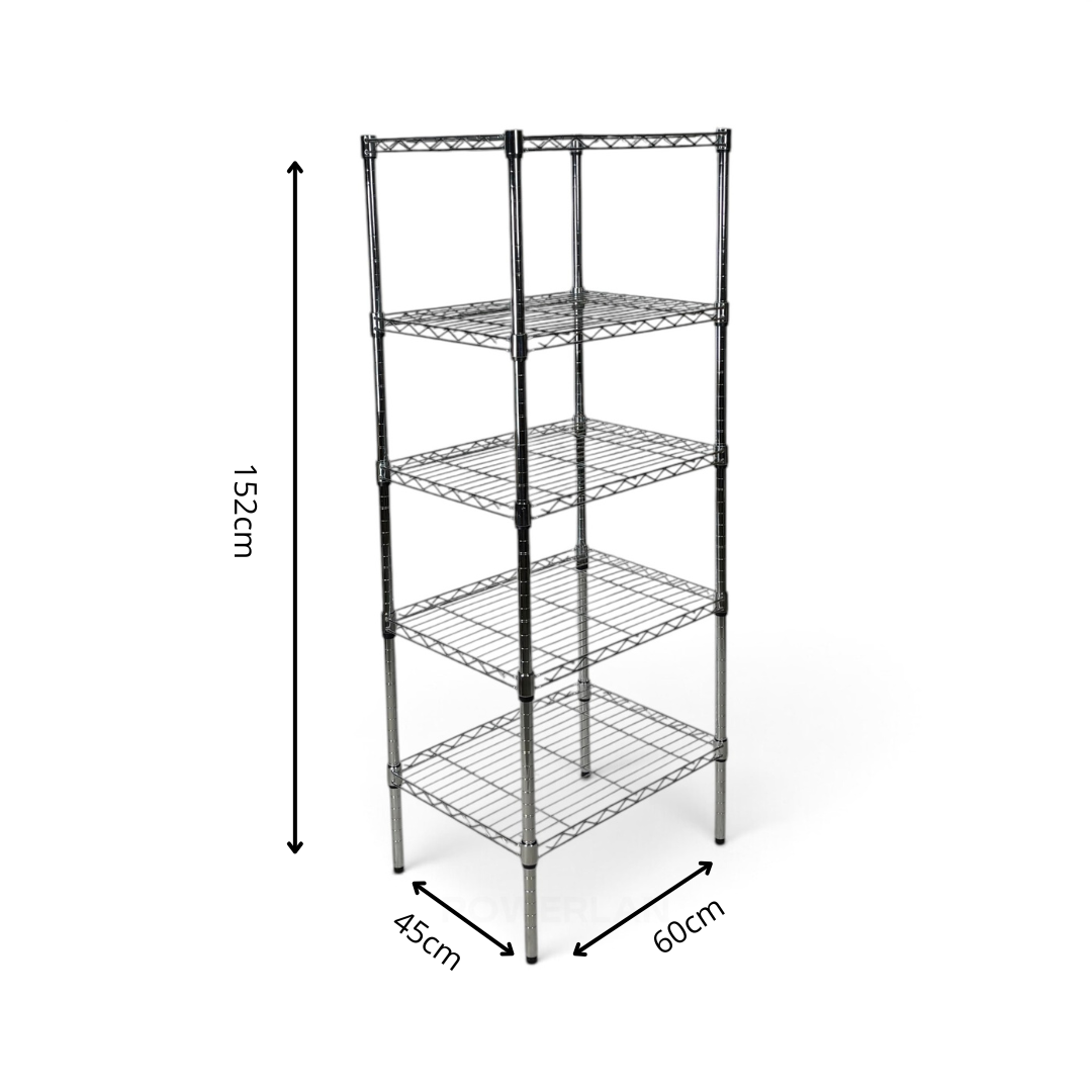 Scaffale Metallika H 182cm  – 5 Ripiani 60×45 cm