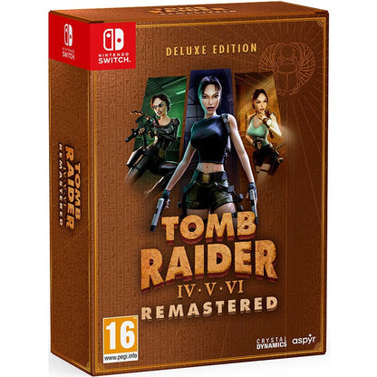 Tomb Raider IV-VI Remastered Lara Croft Deluxe Ed. Nintendo Switch ITA