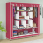 FABRIC WARDROBE CLOSET CLOTHES RACK + 12 SHELVES SPACE-SAVING NON-WOVEN FABRIC SHELF