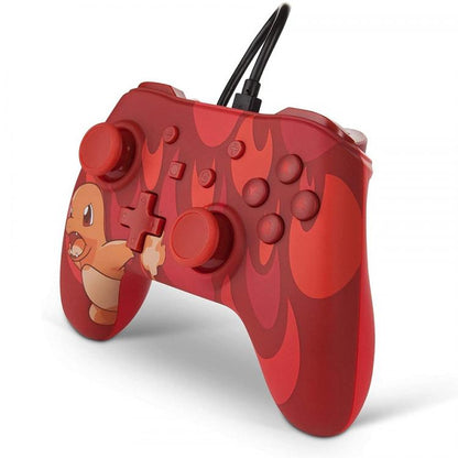 Powera Wired Controller Nintendo Switch Glurak Pokémon Rot Joystick Rot