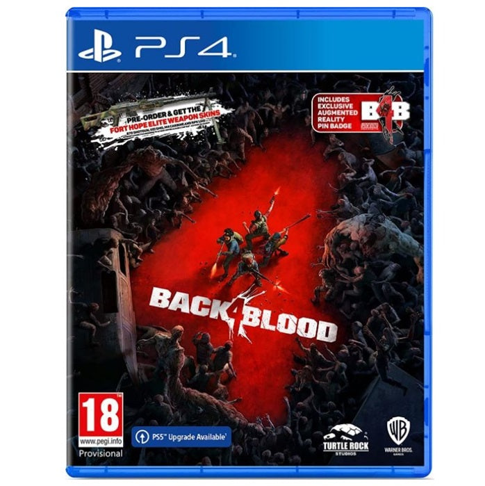 BACK 4 BLOOD PS4 SPIEL ITALIENISCH VIDEOSPIEL PLAYSTATION 4 EU PS5 NEU VERSCHWEISST