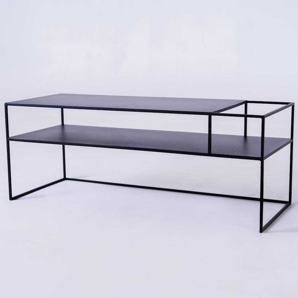 TV-Tisch SENSO FLOWER METAL 120x45 T - schwarz
