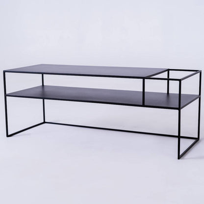 TV-Tisch SENSO FLOWER METAL 120x45 T - schwarz