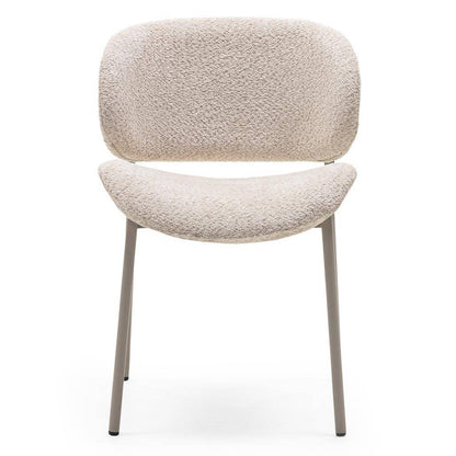 Polsterstuhl SUKRA, Beige, Bouclé