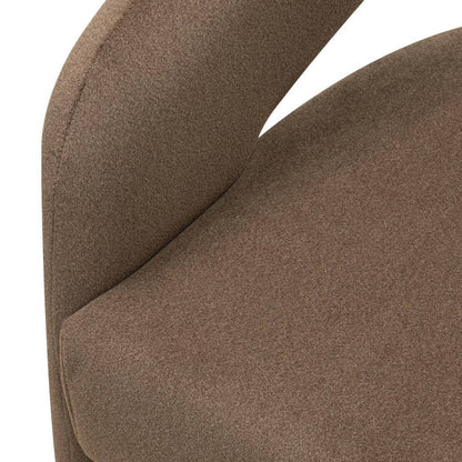 Sedia imbottita JOEL, mocca
