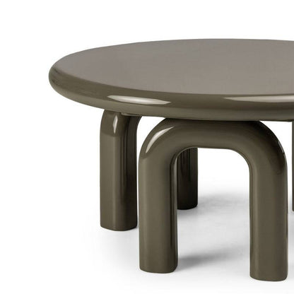 Tavolino da caffè FLIM 80 cm, verde/grigio