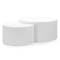 Zoe striped white coffee table set