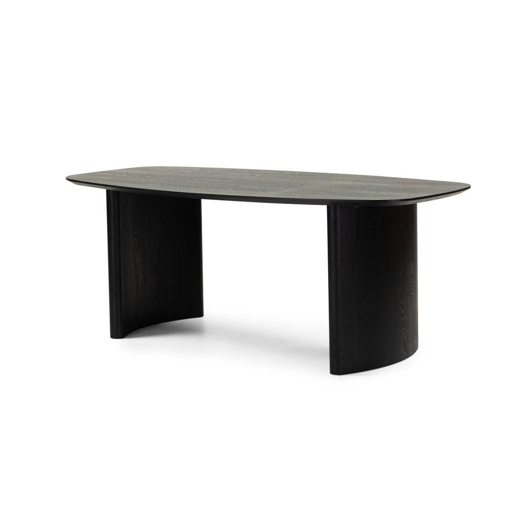 Tavolo da pranzo MARIS 200 cm, ovale, impiallacciatura frassino