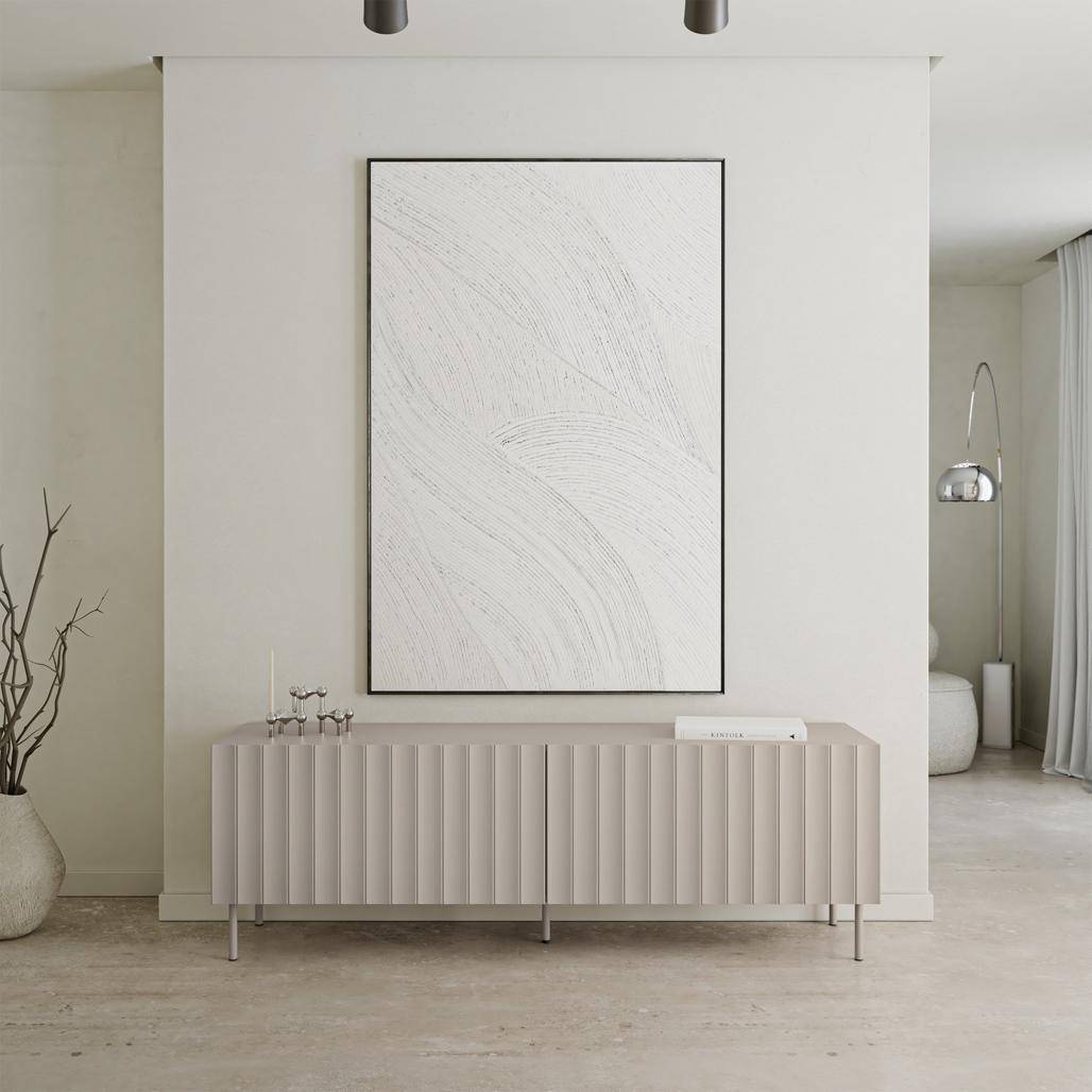 Mobile TV TIRAMI Grigio-Beige Rigato