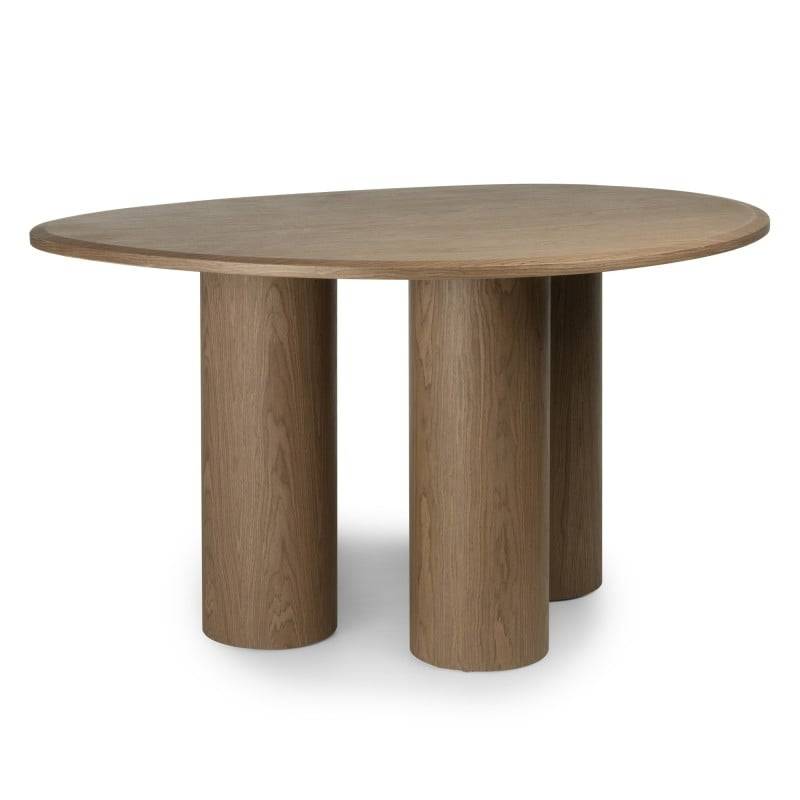 VISPI Esstisch 140 cm, Nussbaum