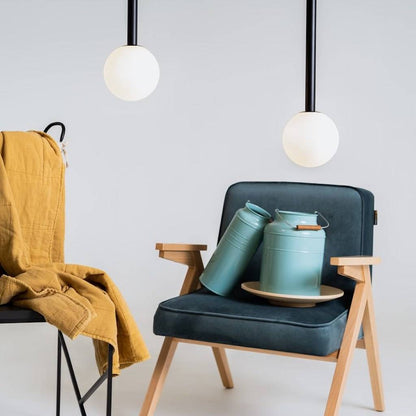 Lampada a soffitto SODO M - Nero