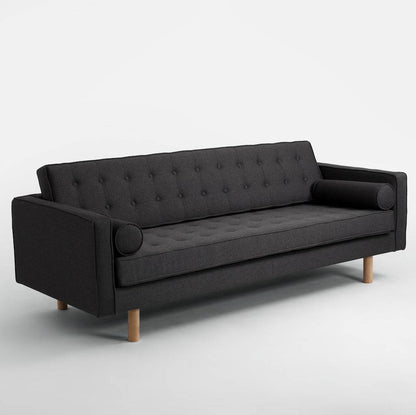 Schlafsofa TOPIC WOOD, Carbon, Naturholz