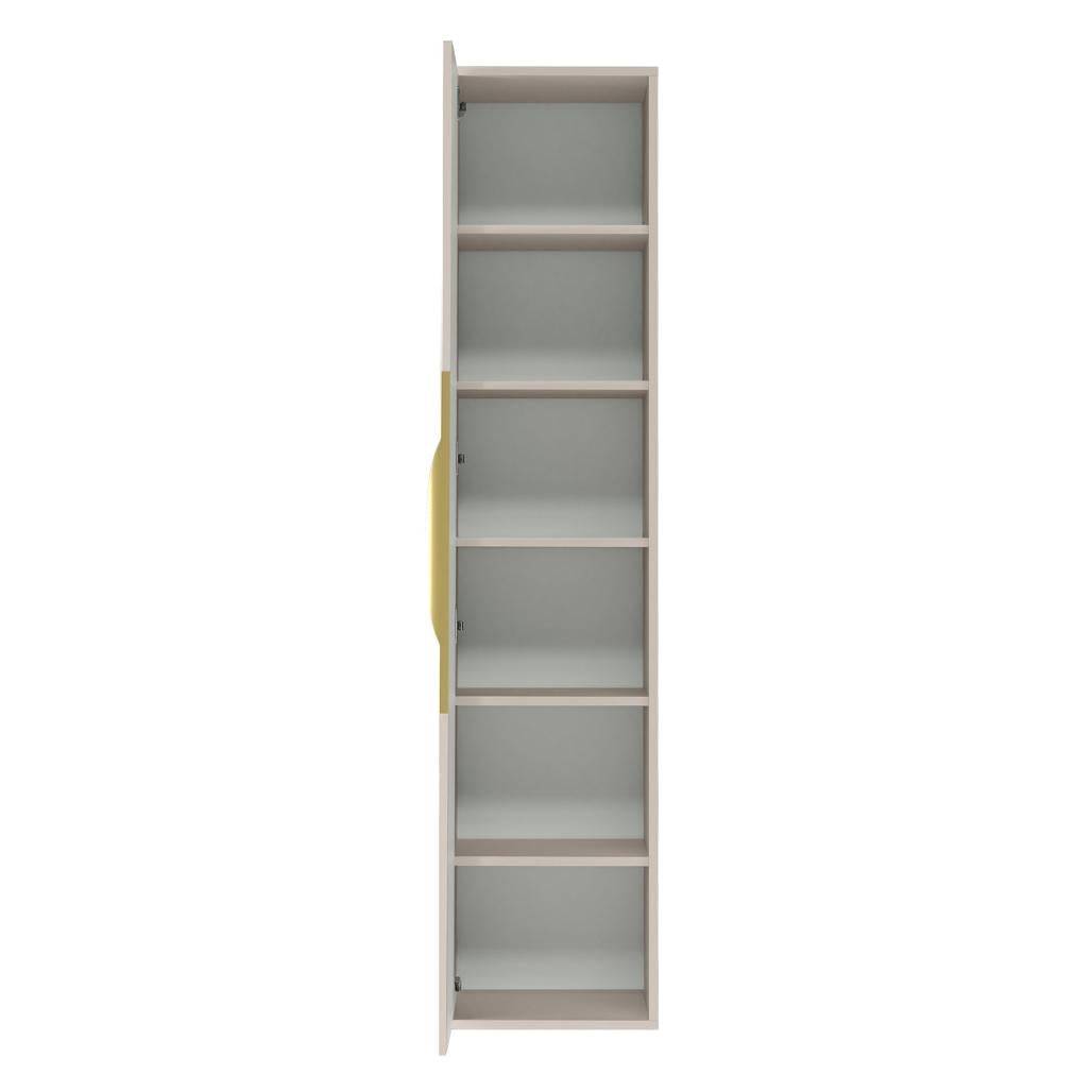 Mobile bagno ANVERS, rigato, maniglia oro, cashmere