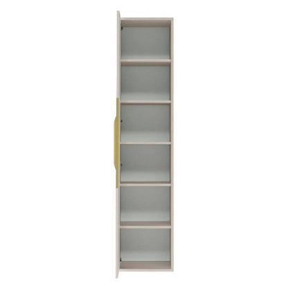 Mobile bagno ANVERS, rigato, maniglia oro, cashmere