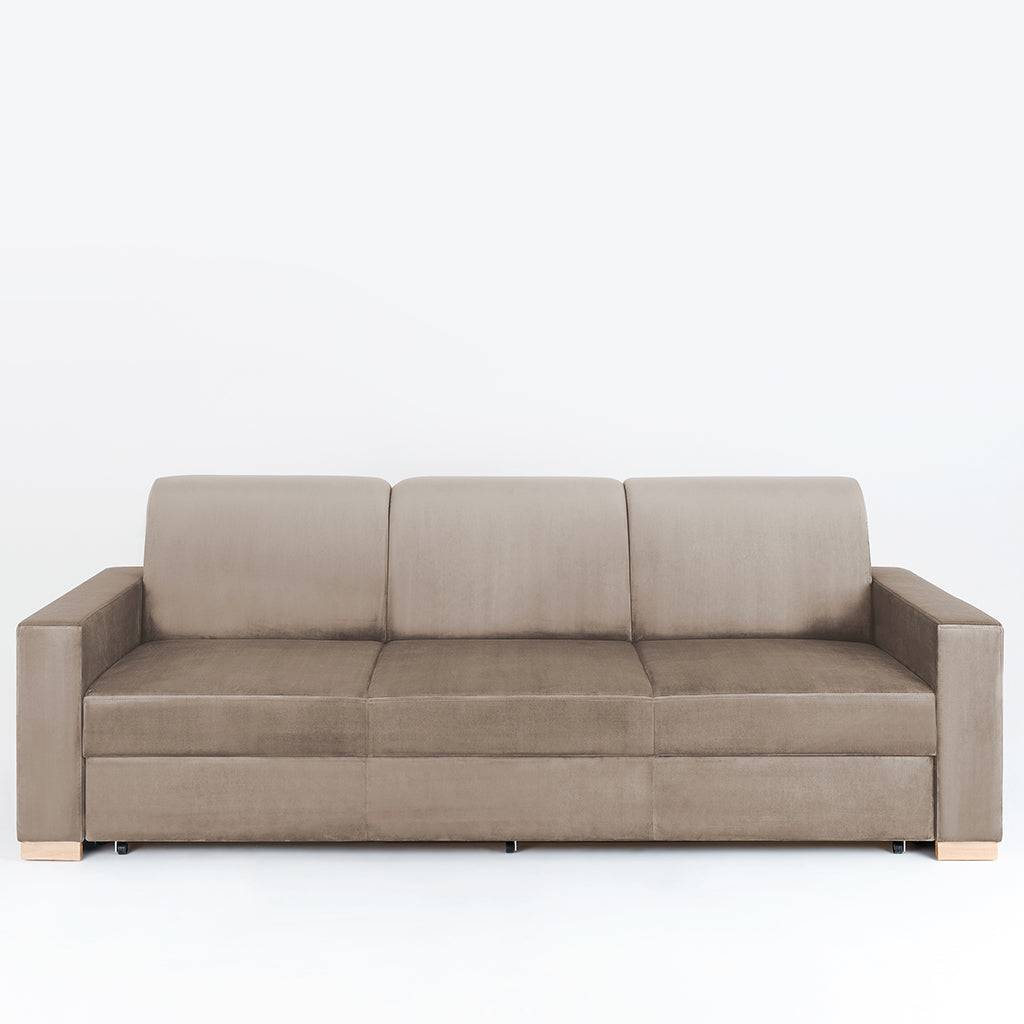 Divano letto STABLE 3 posti - beige, naturale