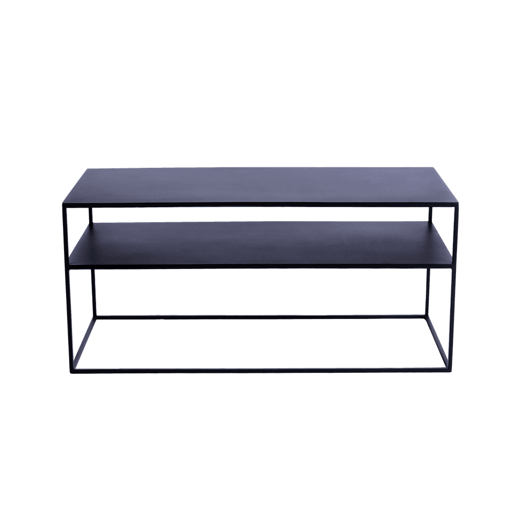 TV-Tisch RTV TENSIO 2 FLOOR METAL 100x45 - Schwarz