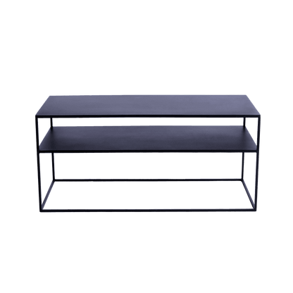 TV-Tisch RTV TENSIO 2 FLOOR METAL 100x45 - Schwarz