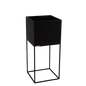 Blumentopf PALMUS METAL 80x35x35 - Schwarz