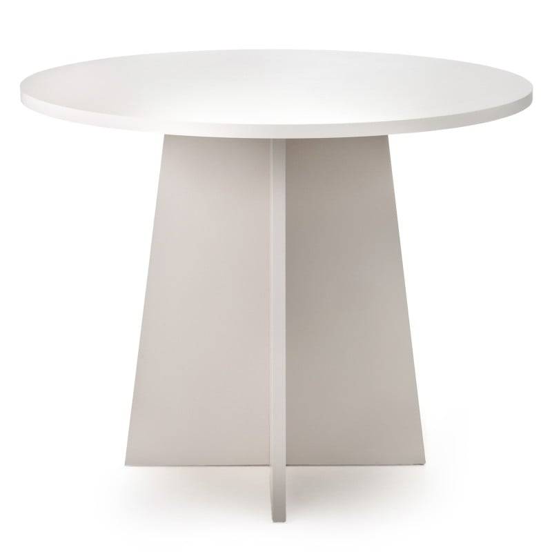 Tavolo da pranzo rotondo ERLO 100 cm, cashmere